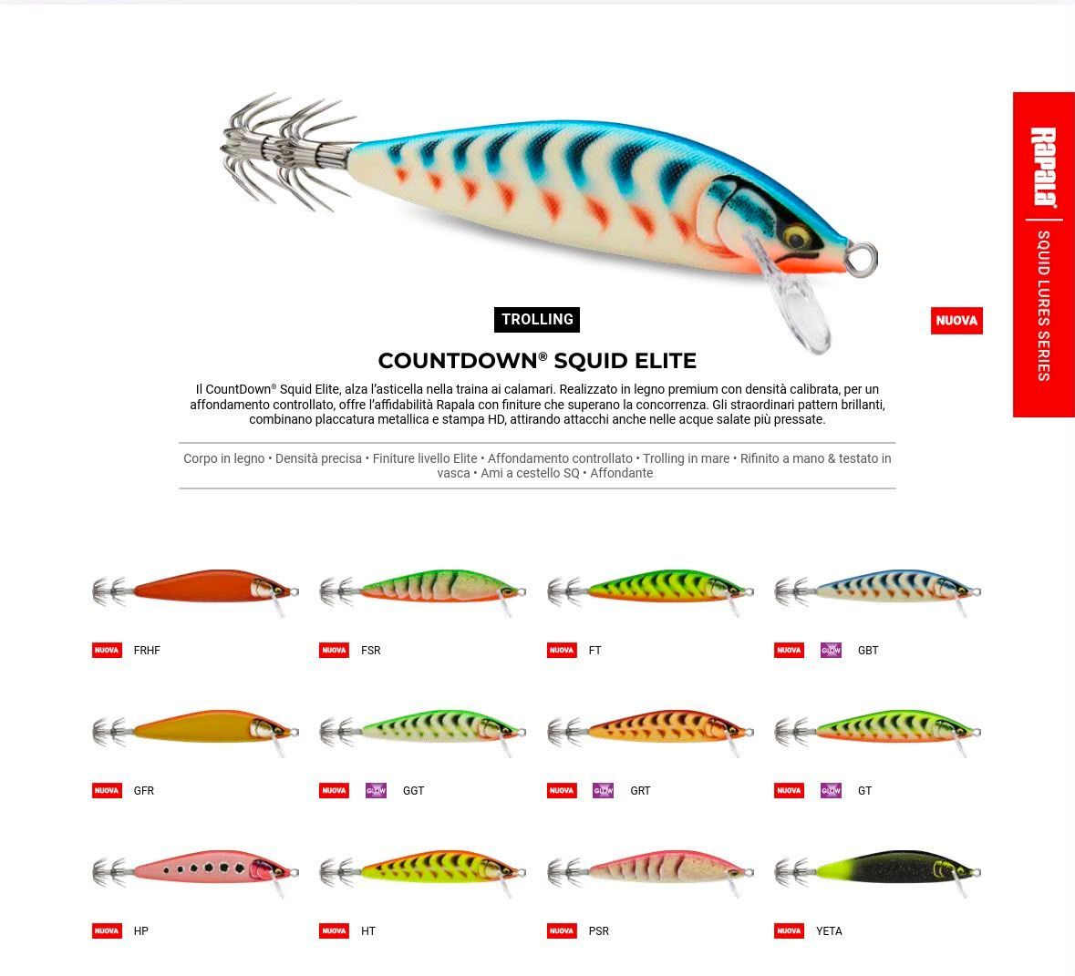 RAPALA COUNTDOWN SQUID ELITE 9.5 cm
