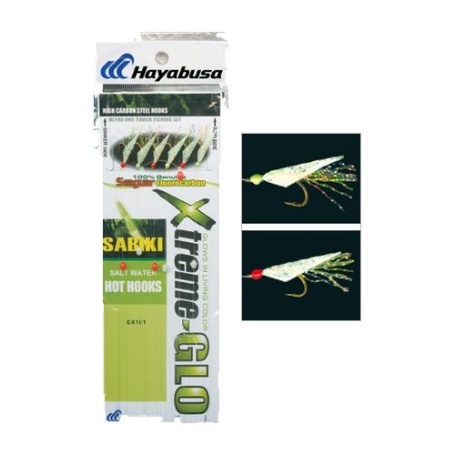 HAYABUSA SABIKI XTREME-GLO HAGE GREEN EX101