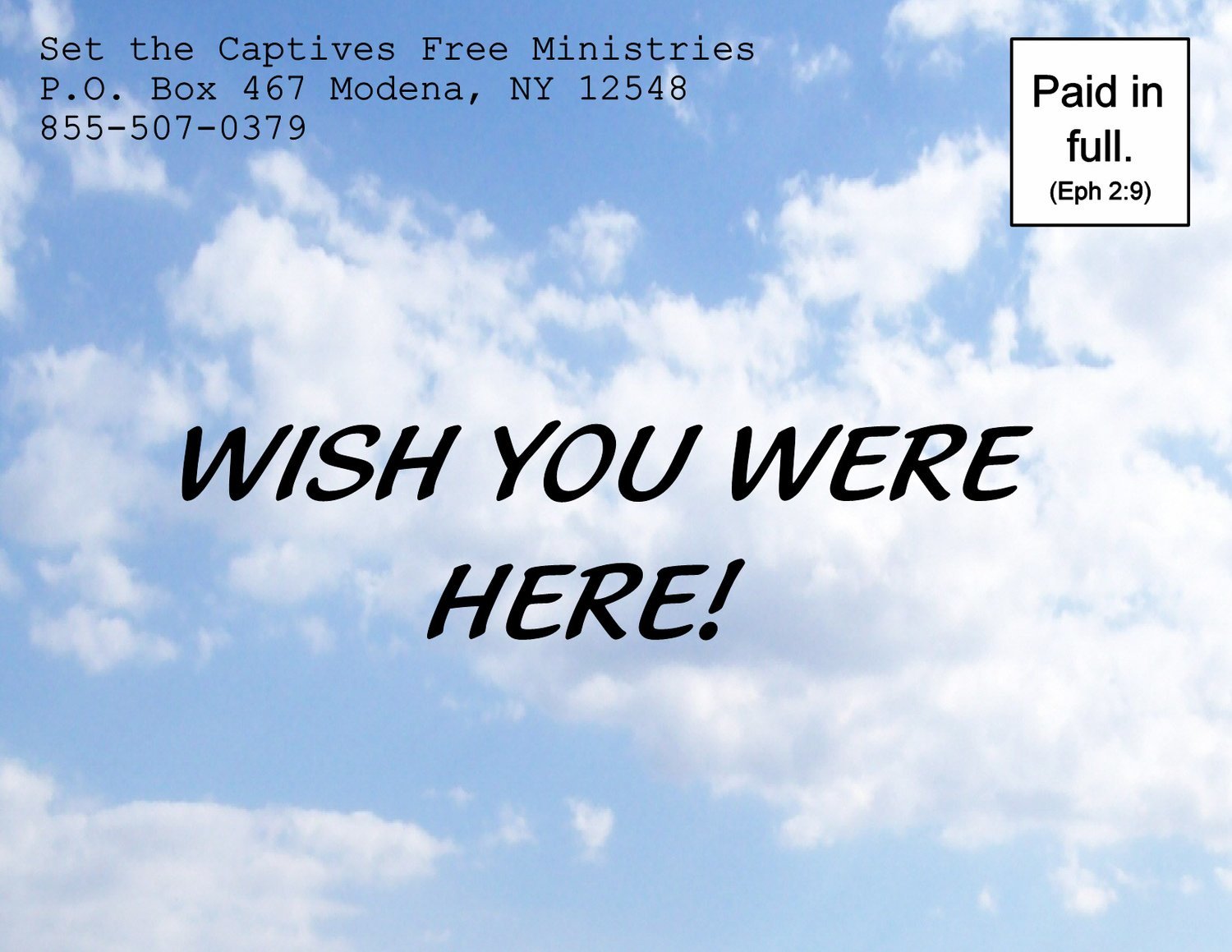Postcard From Heaven (100pk) Postcard From Heaven (100pk)