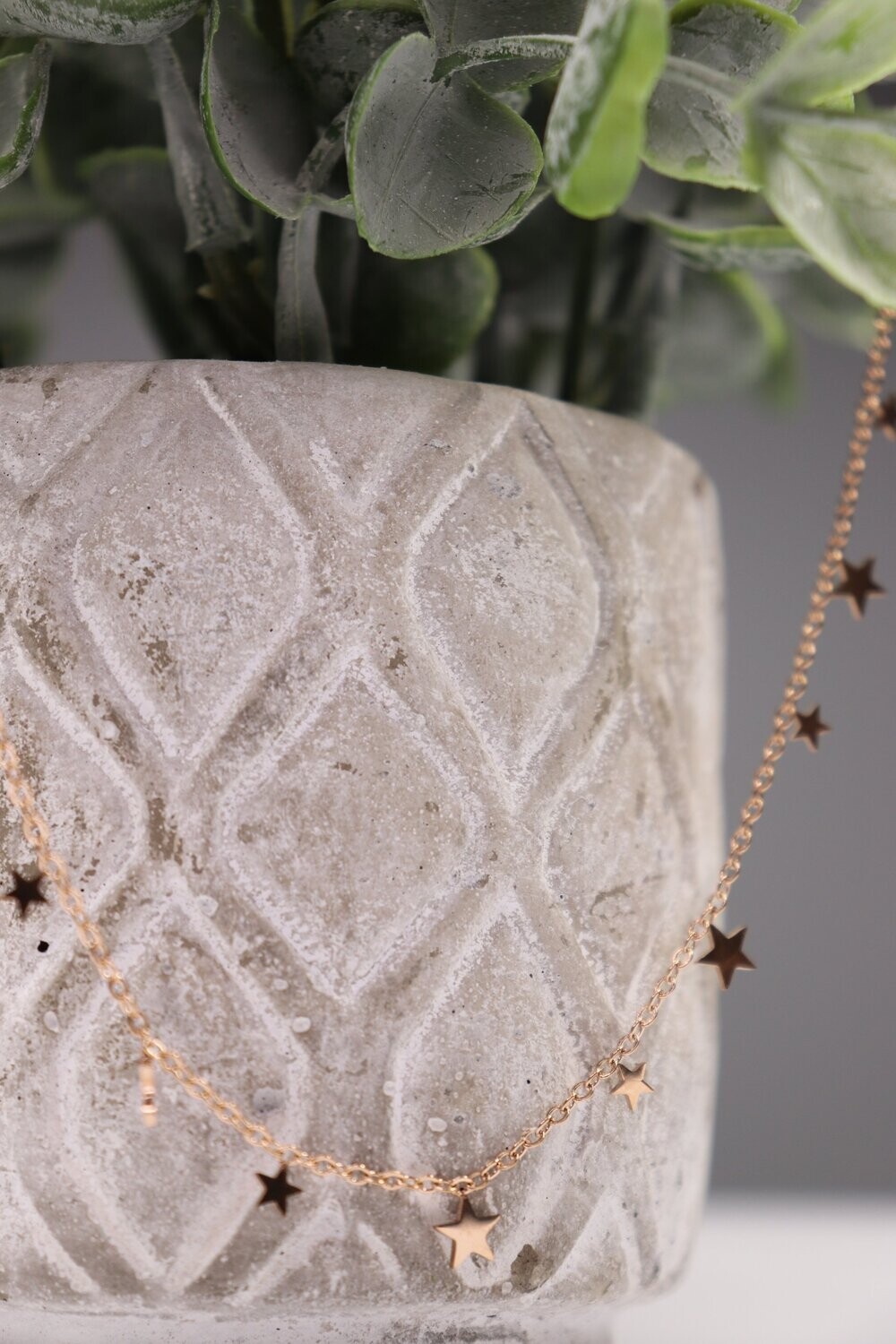 Rose Gold Layering Necklace, Style: Star