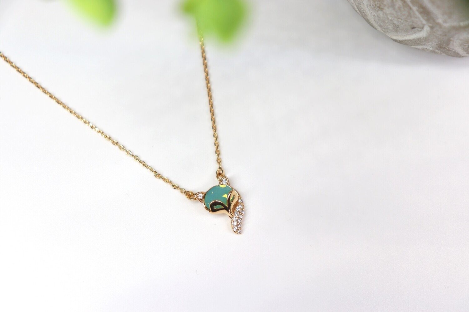 Crystal Foxy Necklace