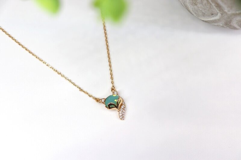 Crystal Foxy Necklace