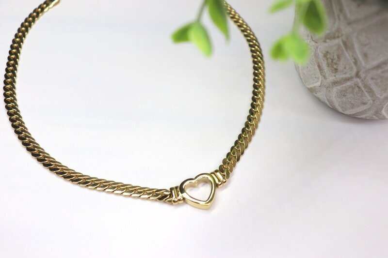 Link To My Heart Gold Necklace
