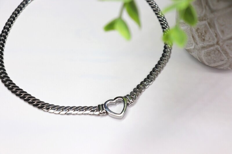 Link To My Heart Silver Necklace