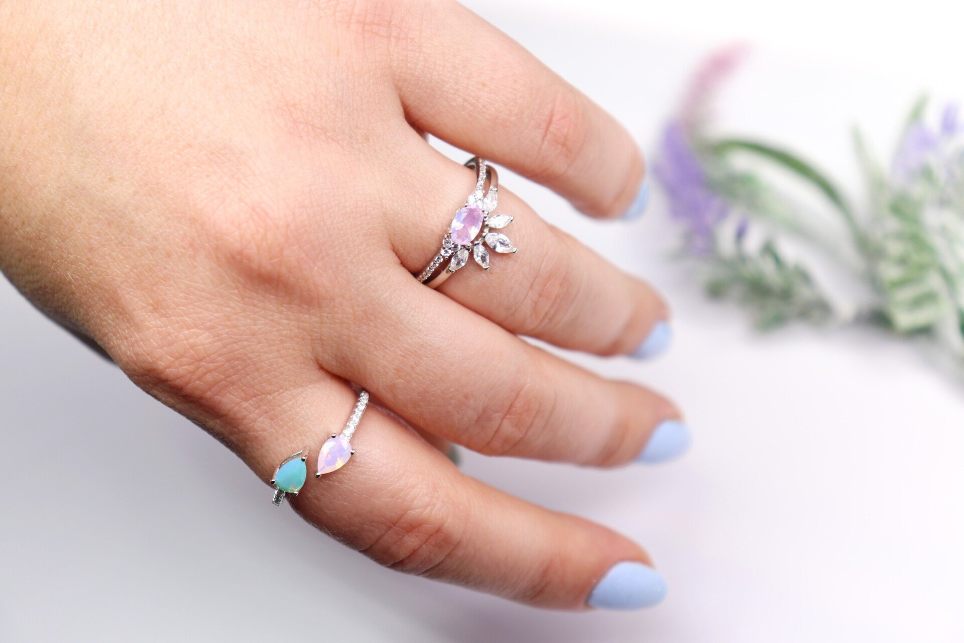 Silver Timeless Classic Crystal Crown Ring