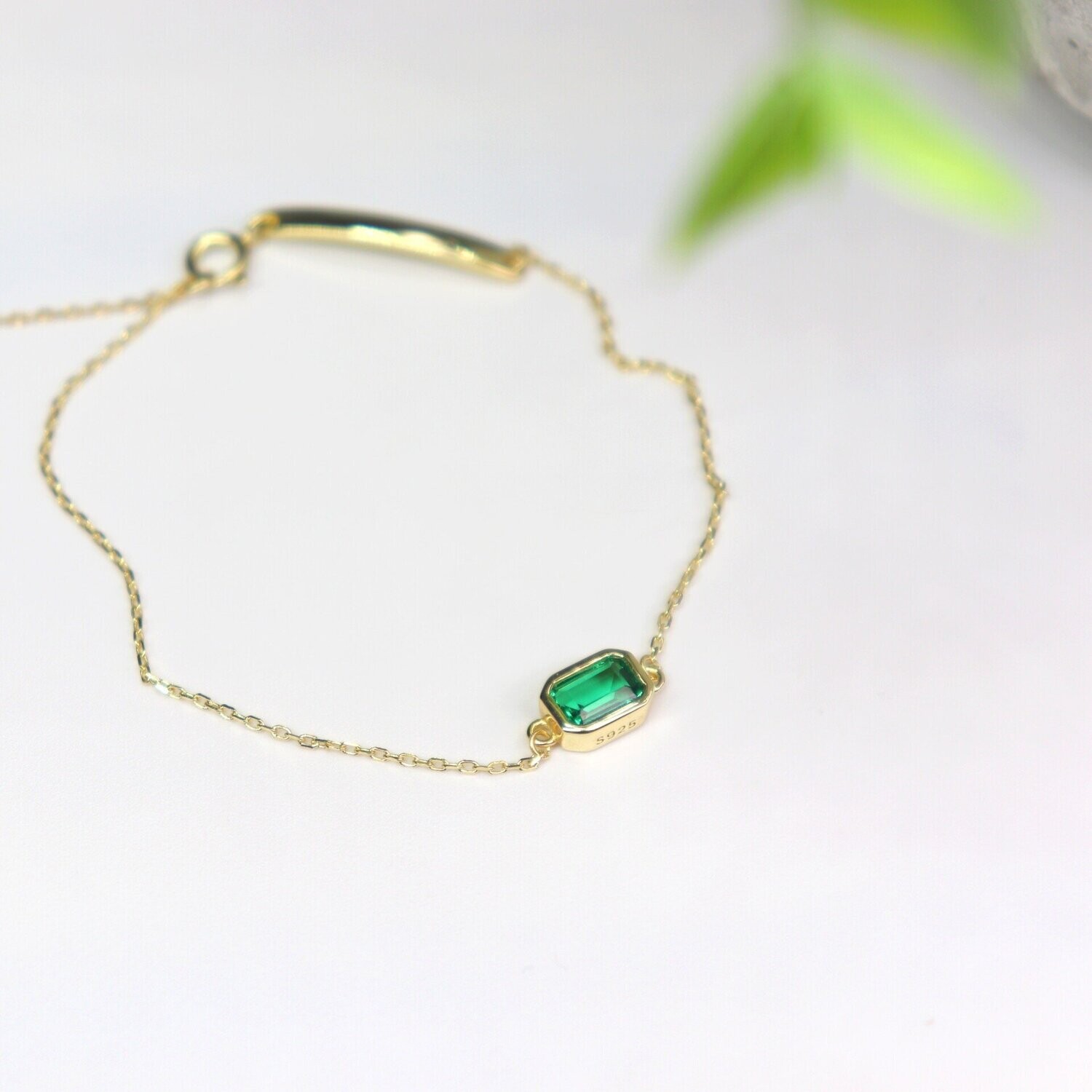 Emerald Cut Bracelet