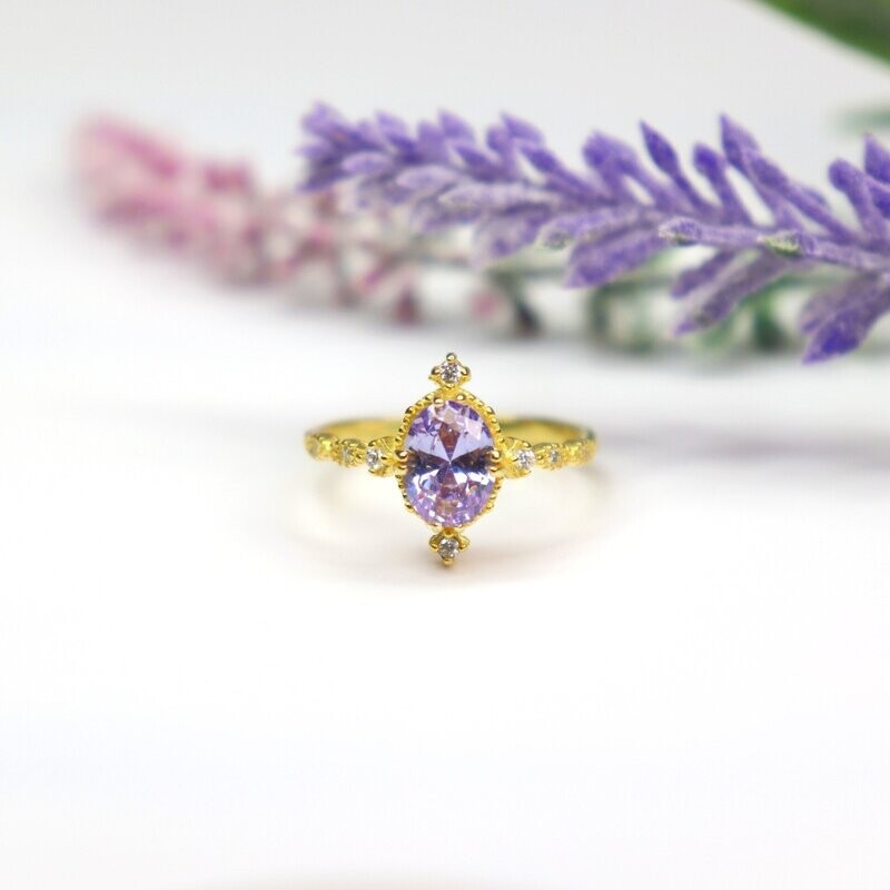 Lavender Lace Ring