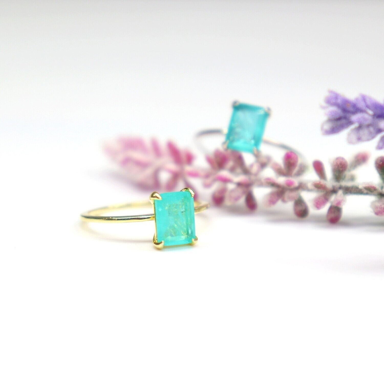 Ice Paraiba Tourmaline Ring