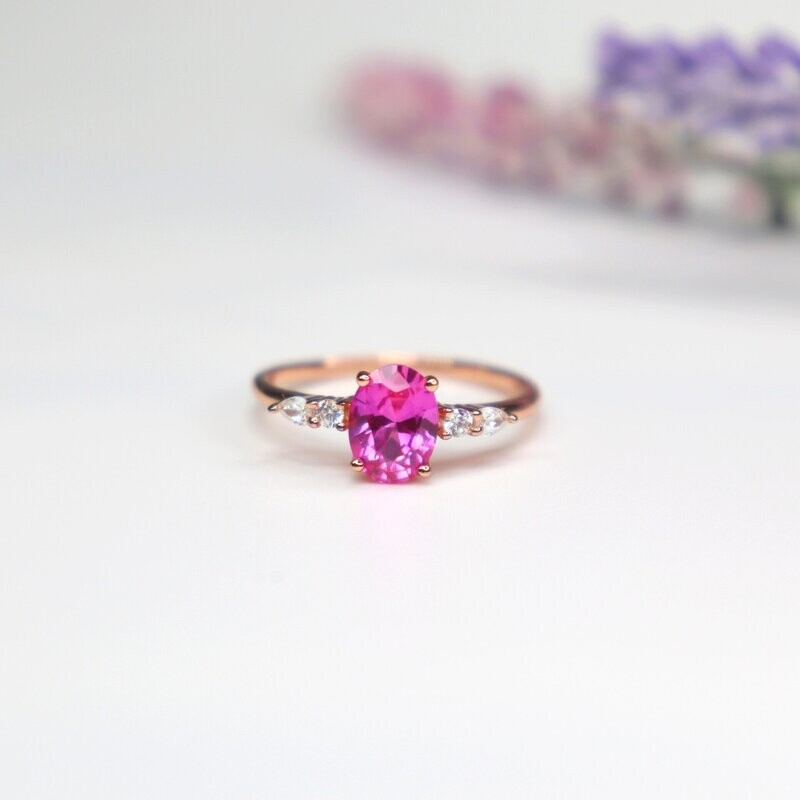 Pink Cashmere Ring
