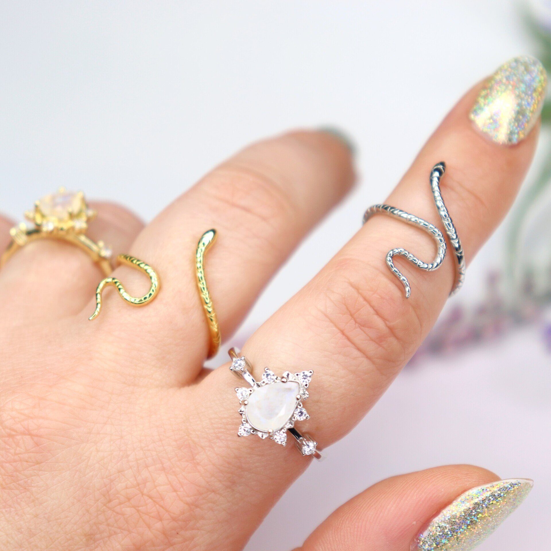 Adjustable Snake  Ring