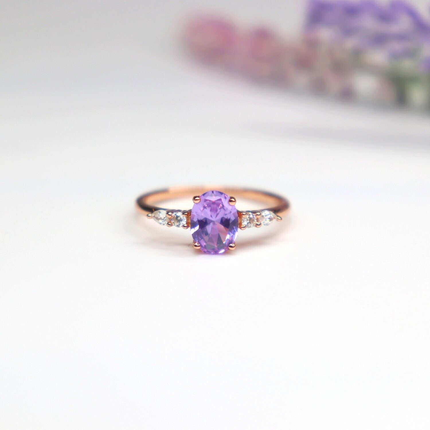Lilac Rose Ring