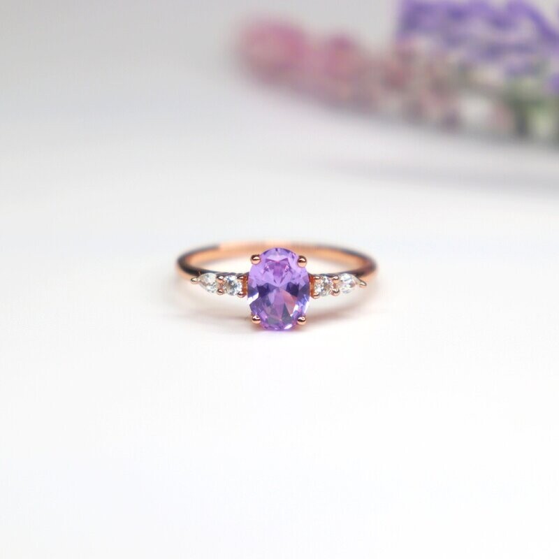 Lilac Rose Ring