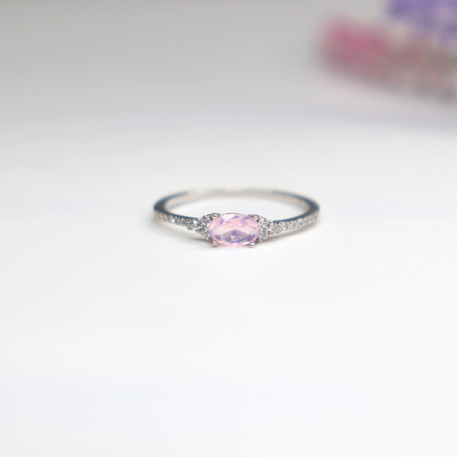 Pink Chiffon Ring