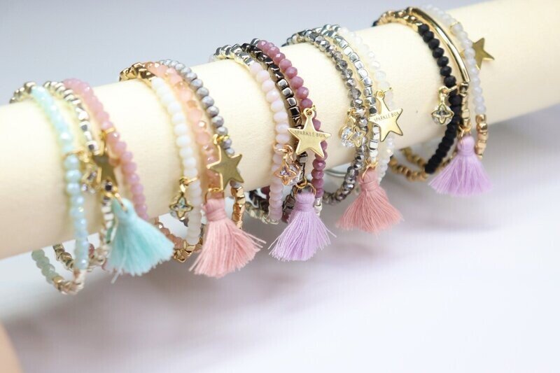 Sparkle Box Stackable 3-Piece Bracelet Set