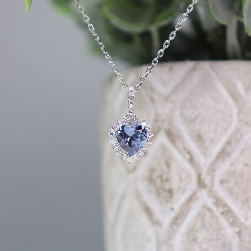 Heart of the Ocean Alexandrite Necklace