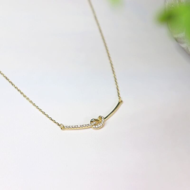 Knot Wrapped Necklace