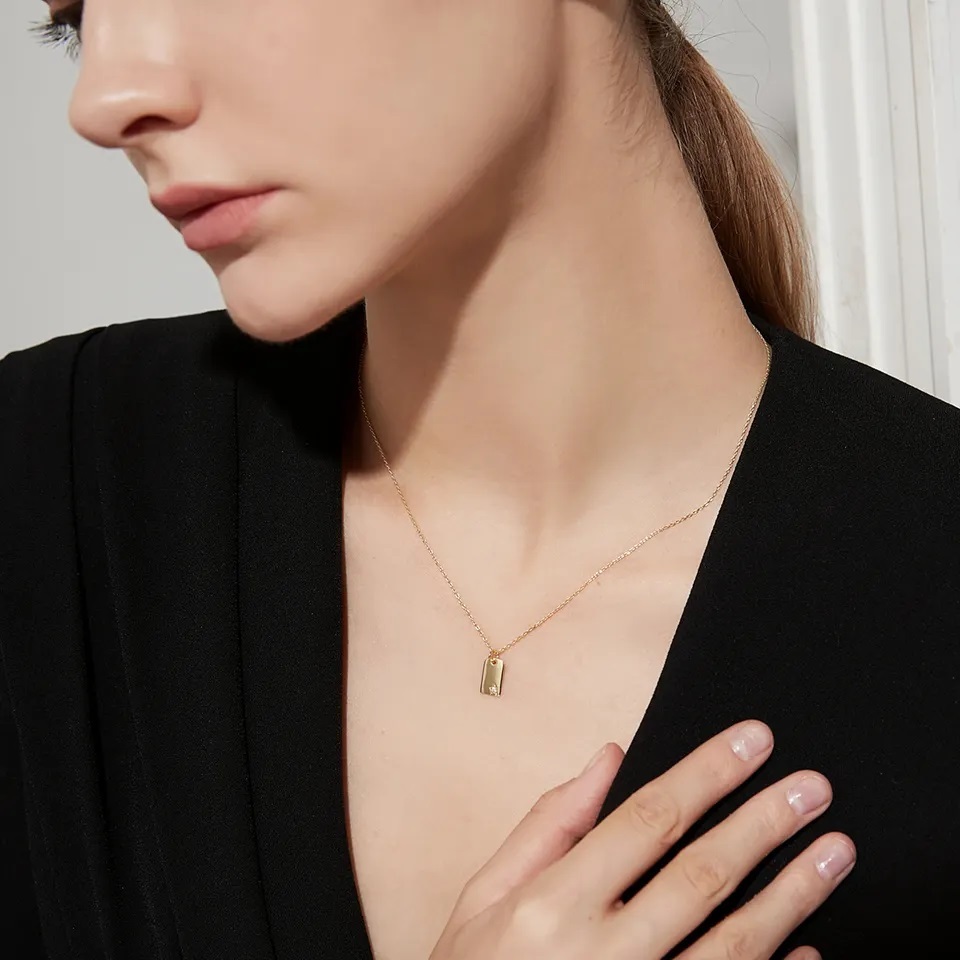 Dainty Tag Necklace