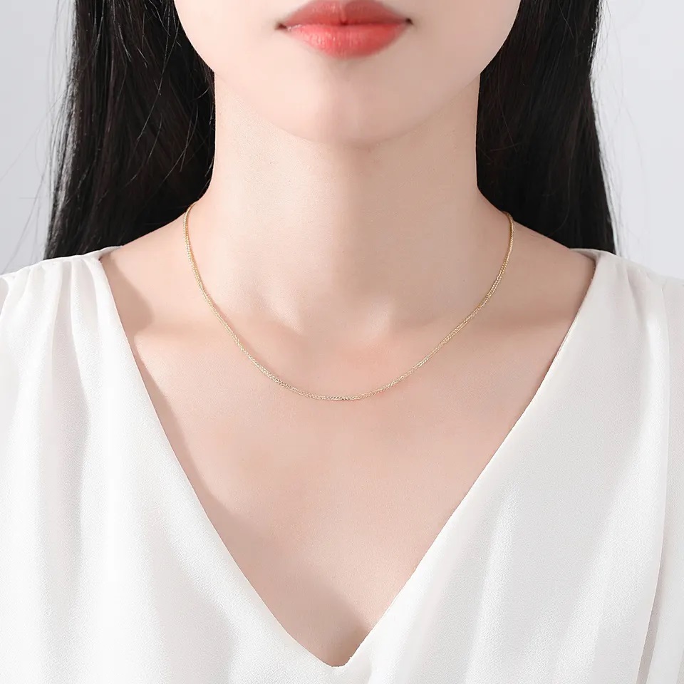 Dainty Lace Chain Necklace