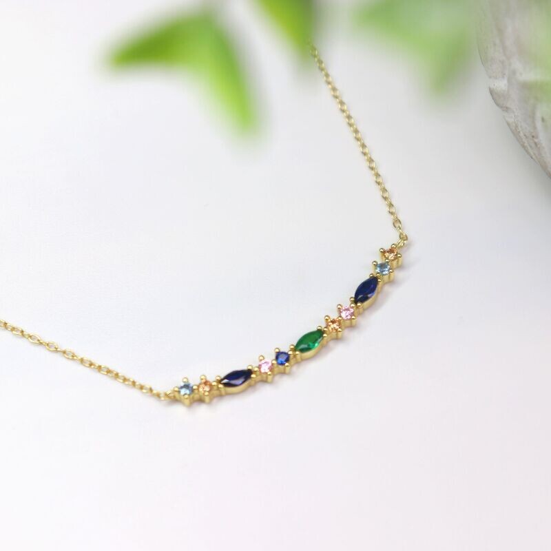 The Mia Gem Necklace