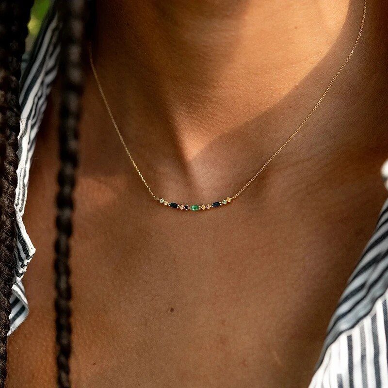 The Mia Gem Necklace