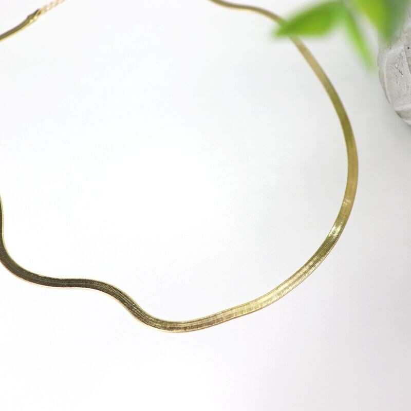 Cleopatra Herringbone Necklace