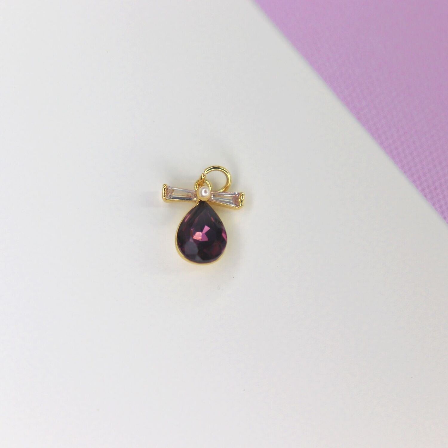 Lucky Amulet Charm, Color: Purple