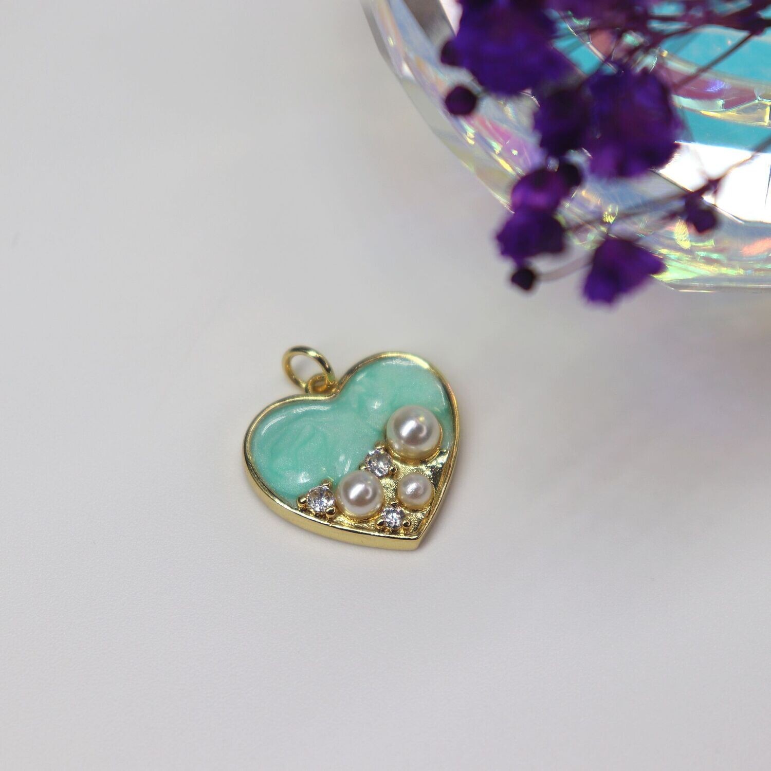 Heart Turquoise Charm