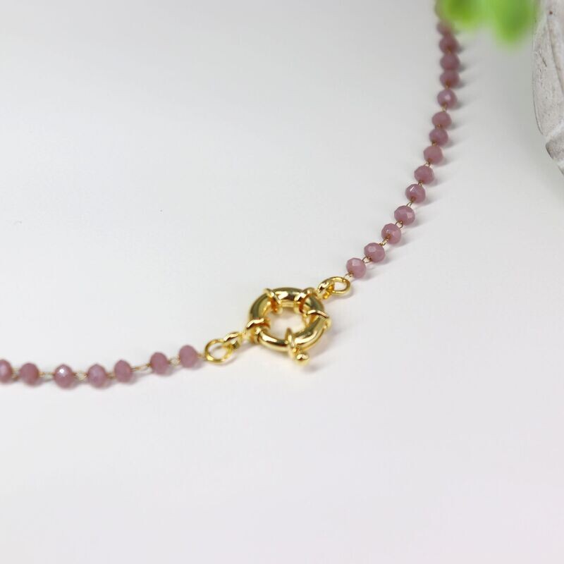 Base Lock Choker in Dark Purple