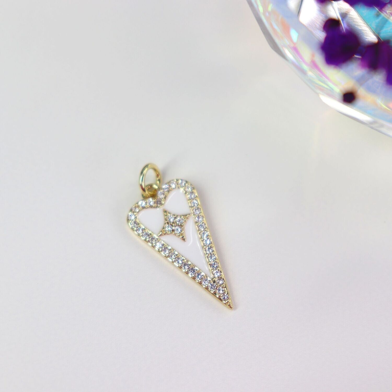 Vintage Heart Charm