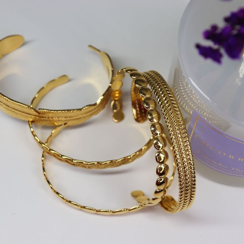 Open Gold Cuff