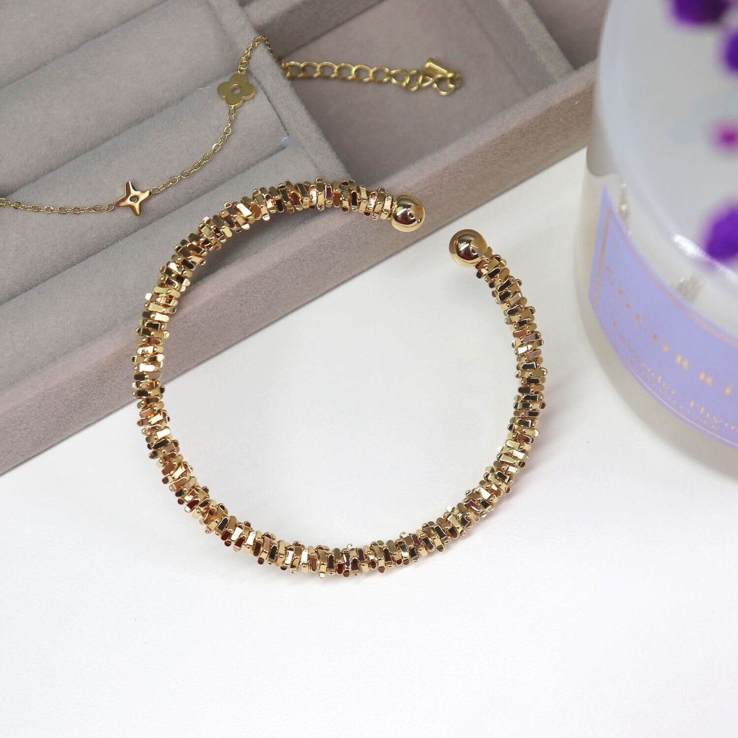 Open Gold Cuff