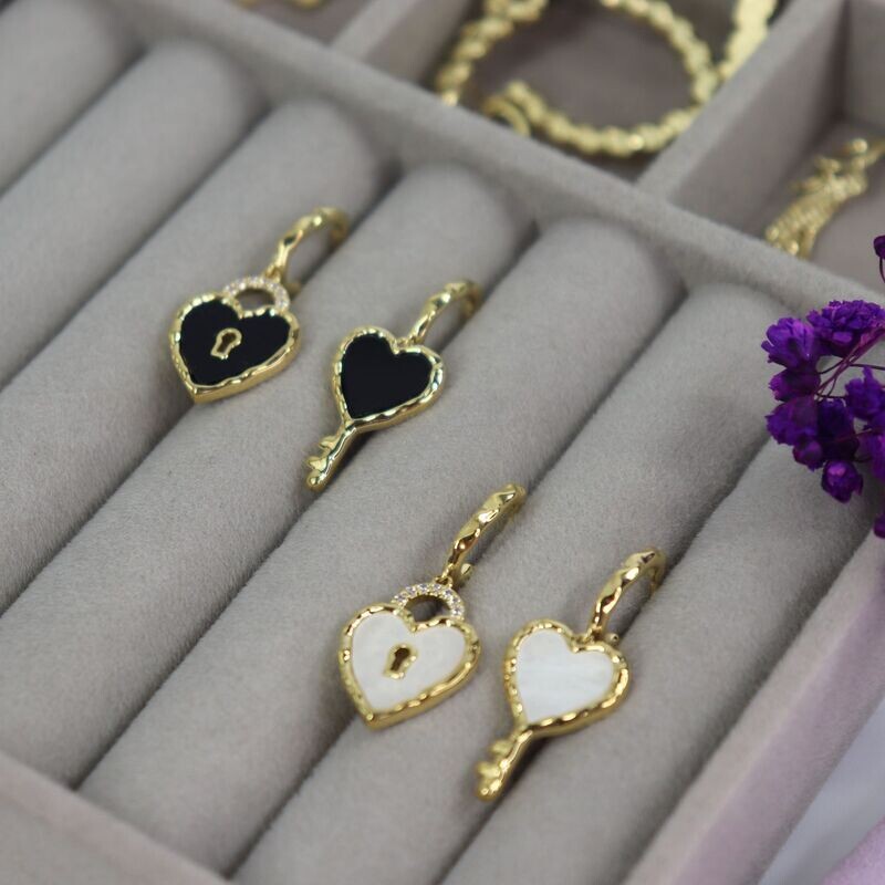 Key To My Heart  Earrings