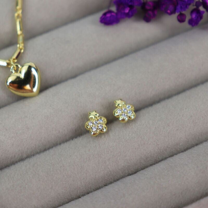 Tiny Flower Stud Earrings