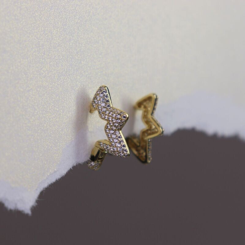 Star CZ Earrings