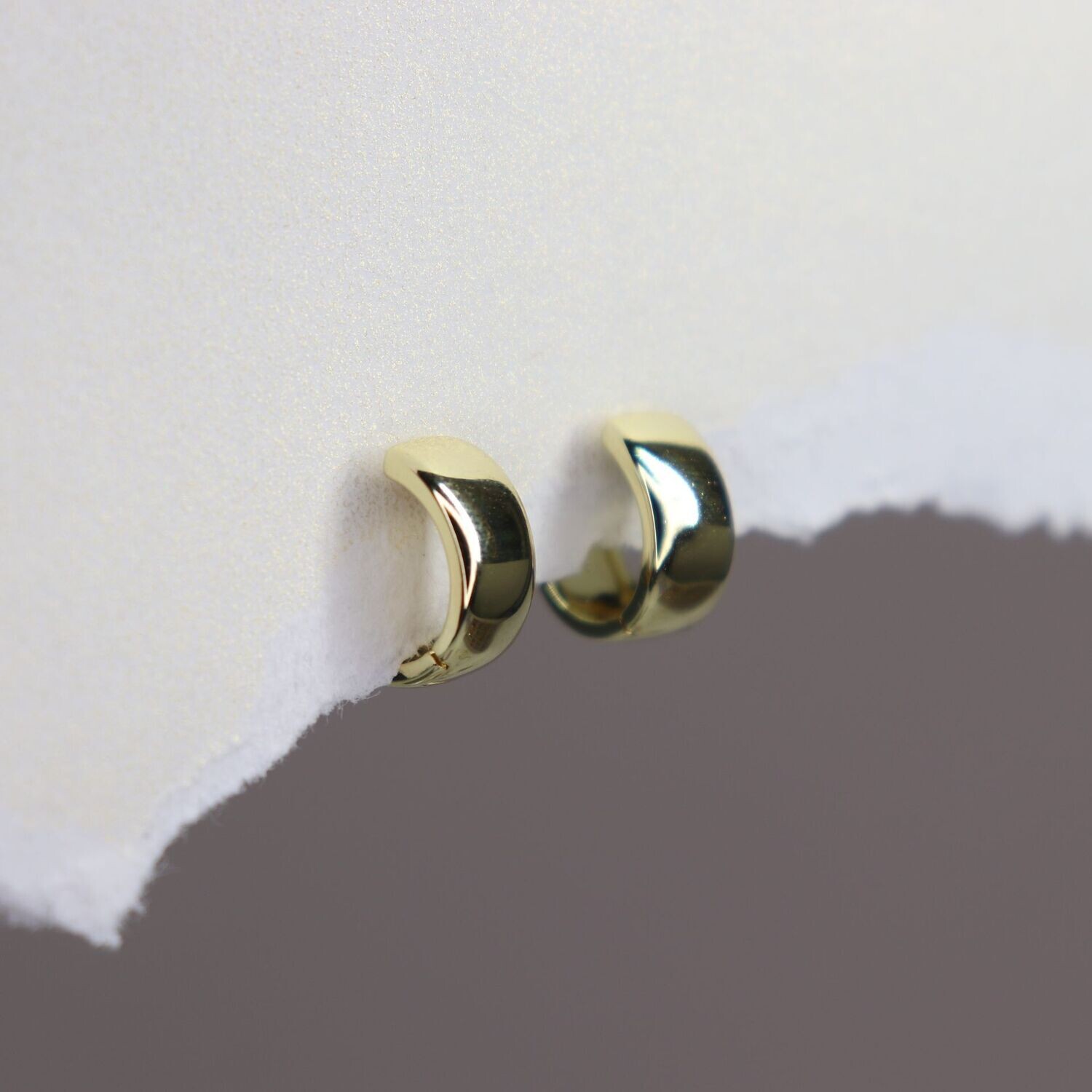 Chunky Mini Hoop Earrings
