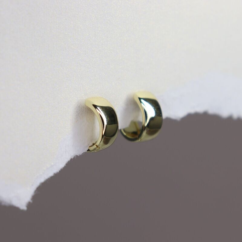 Chunky Mini Hoop Earrings
