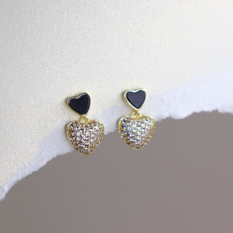 Double Heart Elegant Earrings