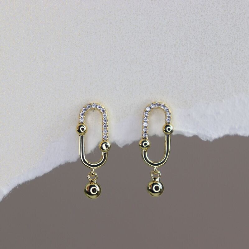Modern "O" Earrings