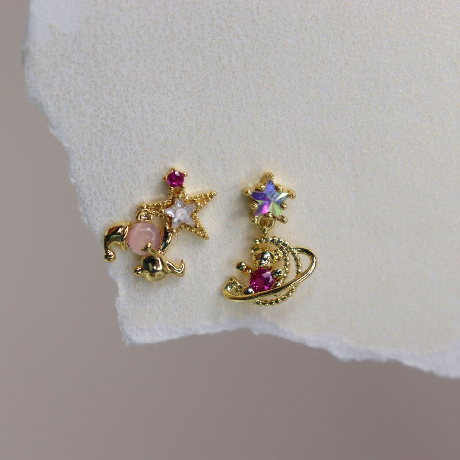 To the Stars Bear Earrings