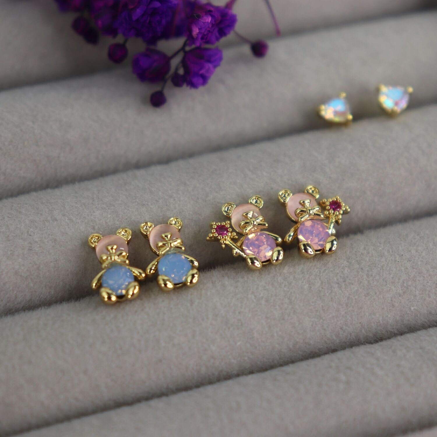 Magic Bear Stud Earrings