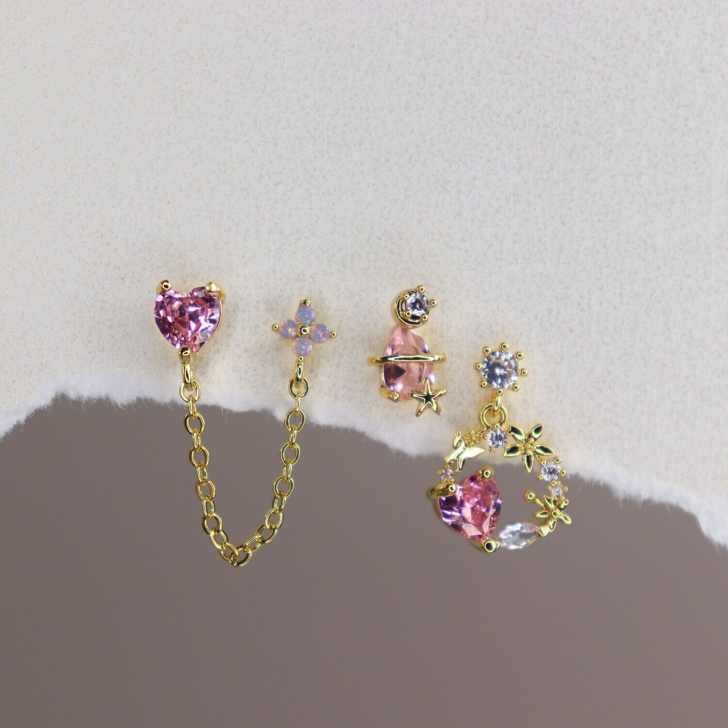 Pink Sugar Earring Set