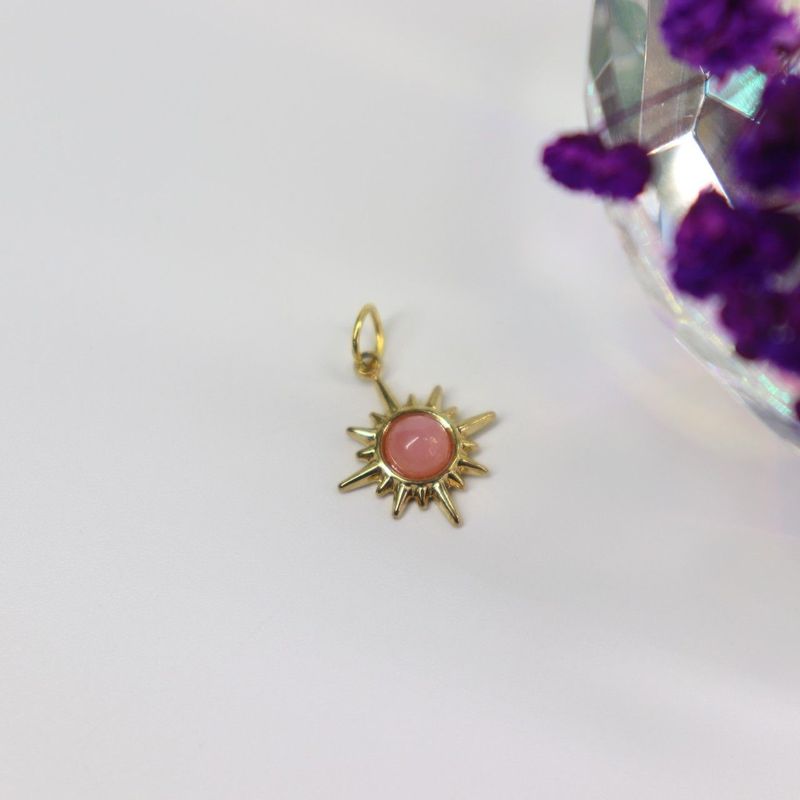 Pink Lucky Star Charm