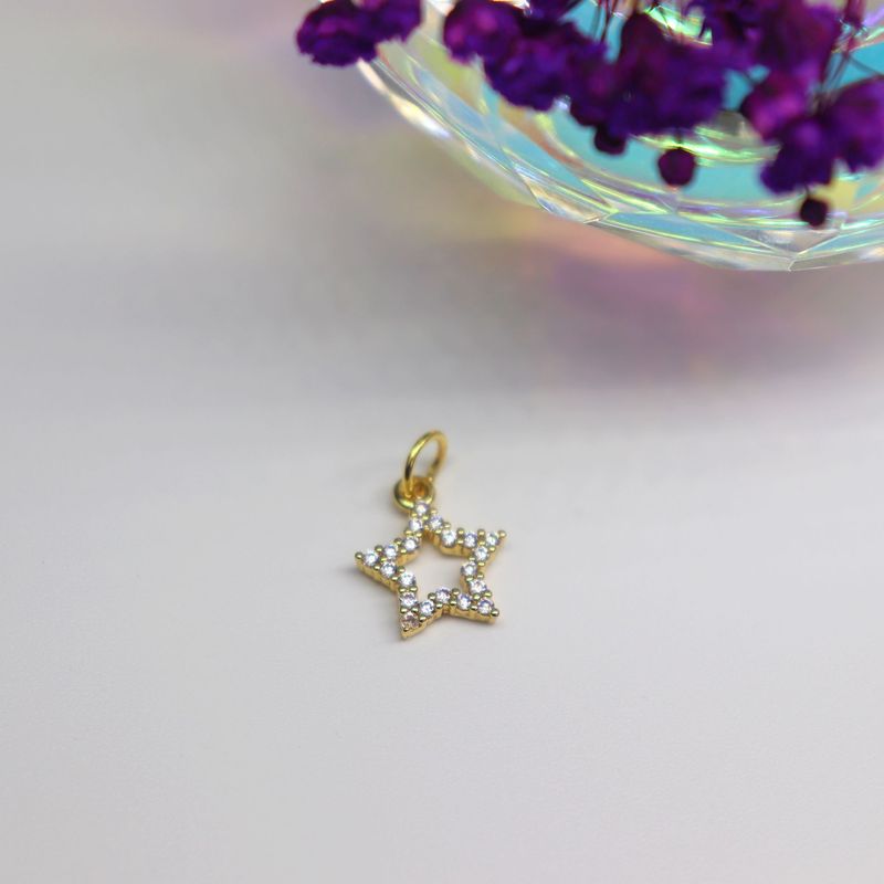 Star Zircon Charm