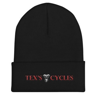 Tex's Cycles Cuffed Beanie