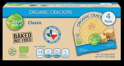 Sun Snack Organic  Crackers
