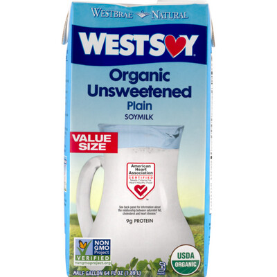 West Life - Organic Unsweetened Soy Milk Plain