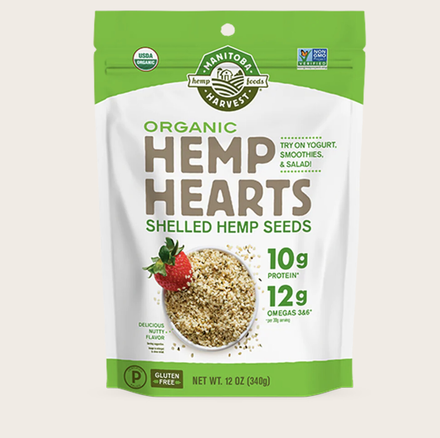 Organic Hemp Hearts - 12 oz.