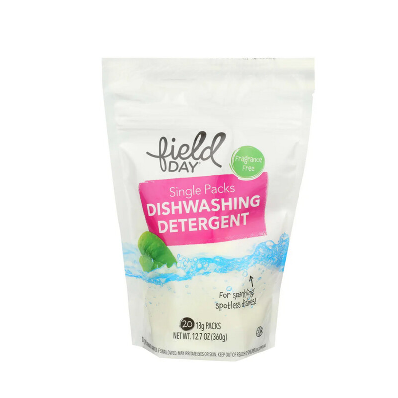 Dishwashing Detergent Single Pack Field Day 20 count