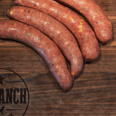 Wagyu Smoked Jalapeno Cheddar Sausage - Local - RC Ranch Texas Craft Meats - 14 oz