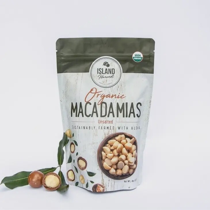 Unsalted Macadamias - Island Harvest